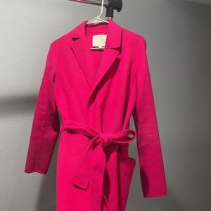maje cashmere rose coat